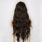 YASMIN Dark Brown Fringe Wig - Milk & Honey Wigs