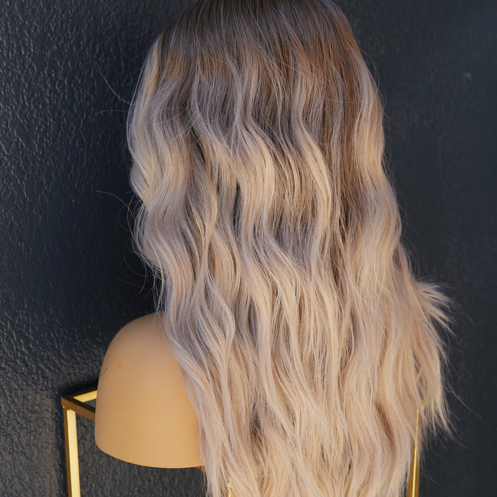 ZOEY Ombre Lace Front Wig - Milk & Honey